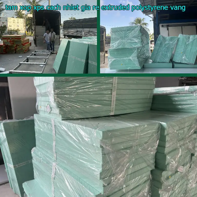 Màu sắc tấm xốp XPS cách nhiệt giá rẻ Extruded Polystyrene: Vàng