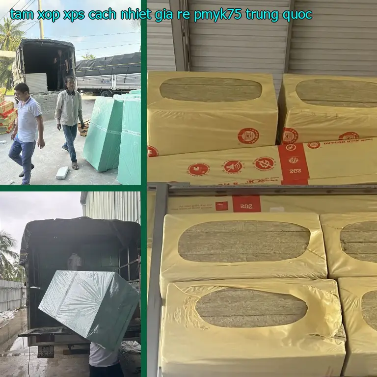 Xuất xứ tấm xốp XPS cách nhiệt giá rẻ PMYK75: Trung Quốc Xuất xứ tấm xốp XPS cách nhiệt giá rẻ PMYK75: Trung Quốc