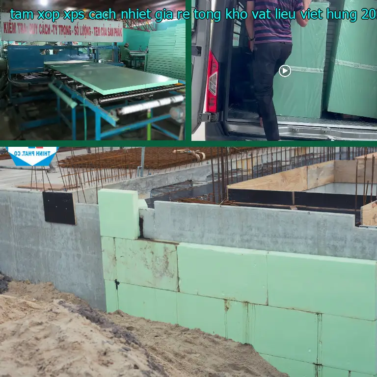 Ngày sản xuất tấm xốp XPS cách nhiệt giá rẻ Tổng kho vật liệu Việt Hưng: 2025-04-10 Ngày sản xuất tấm xốp XPS cách nhiệt giá rẻ Tổng kho vật liệu Việt Hưng: 2025-04-10