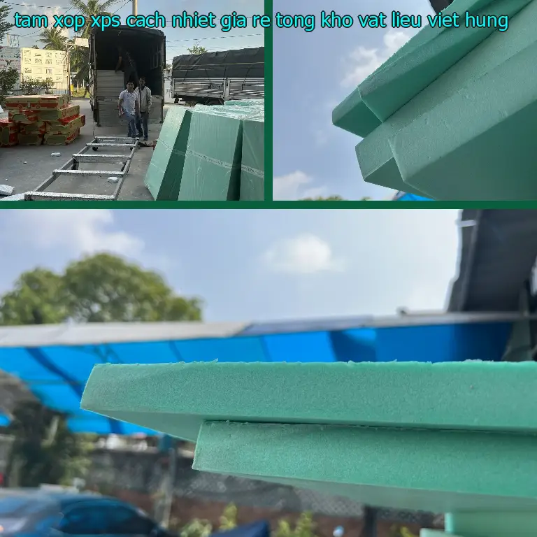 Tấm xốp XPS cách nhiệt giá rẻ Tổng kho vật liệu Việt Hưng