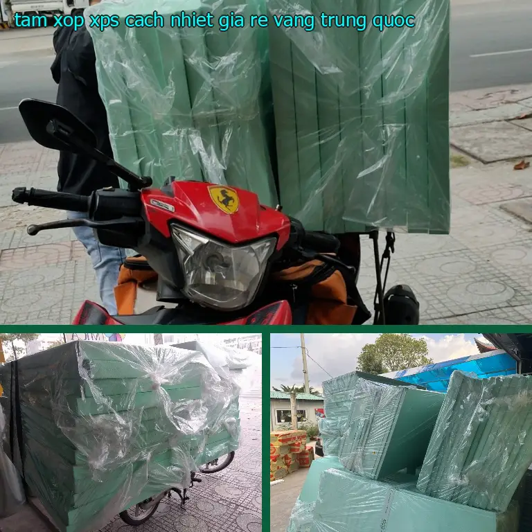 Xuất xứ tấm xốp XPS cách nhiệt giá rẻ Vàng: Trung Quốc