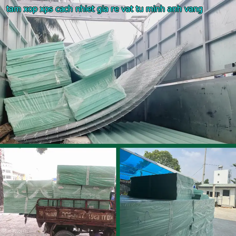 Màu sắc tấm xốp XPS cách nhiệt giá rẻ Vật tư Minh Anh: Vàng
