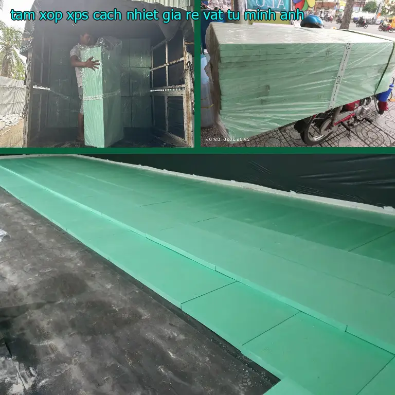 Tấm xốp XPS cách nhiệt giá rẻ Vật tư Minh Anh