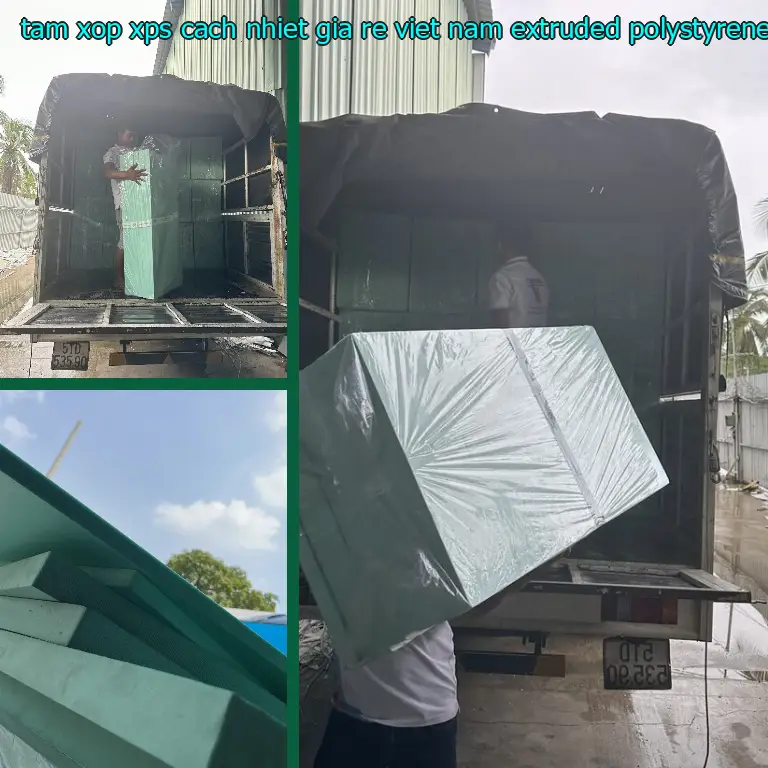 Chất liệu tấm xốp XPS cách nhiệt giá rẻ Viet Nam: Extruded Polystyrene