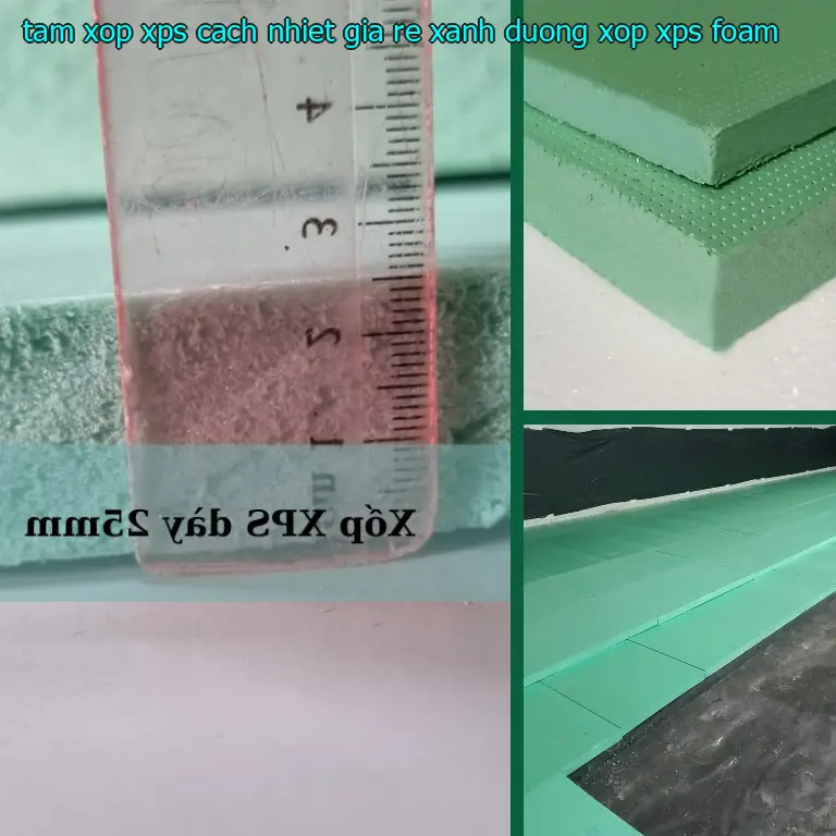 Danh mục tấm xốp XPS cách nhiệt giá rẻ Xanh dương: Xốp XPS Foam