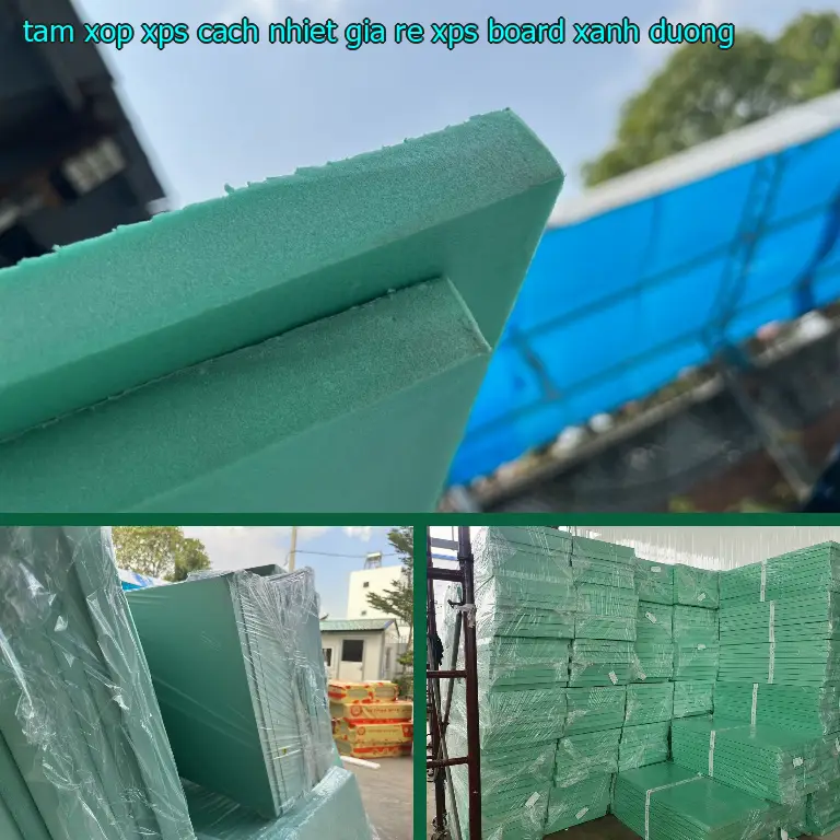 Màu sắc tấm xốp XPS cách nhiệt giá rẻ XPS Board: Xanh dương Màu sắc tấm xốp XPS cách nhiệt giá rẻ XPS Board: Xanh dương