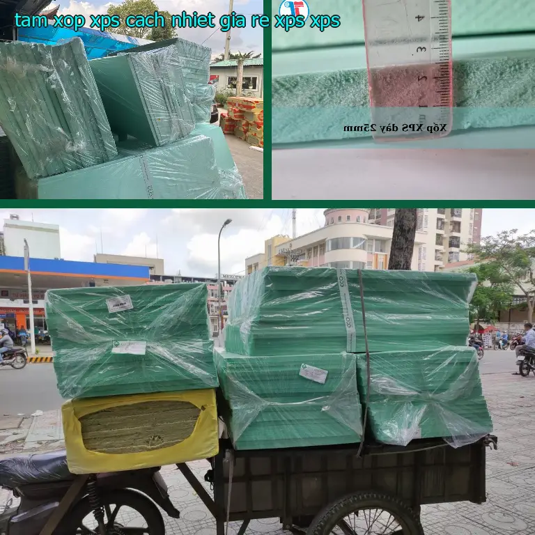Chất liệu tấm xốp XPS cách nhiệt giá rẻ XPS: XPS
