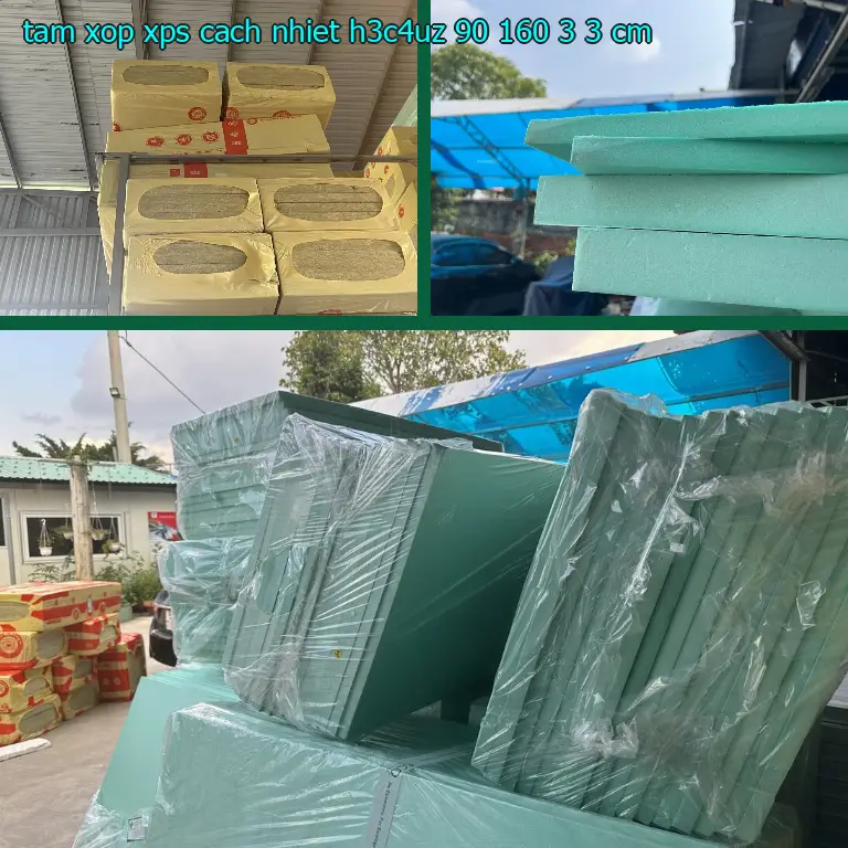 Kích thước tấm xốp XPS cách nhiệt H3C4UZ: 90*160*3.3 cm Kích thước tấm xốp XPS cách nhiệt H3C4UZ: 90*160*3.3 cm