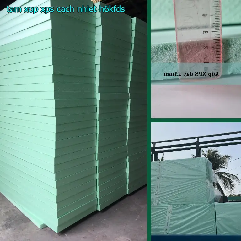 Tấm xốp XPS cách nhiệt H6KFDS