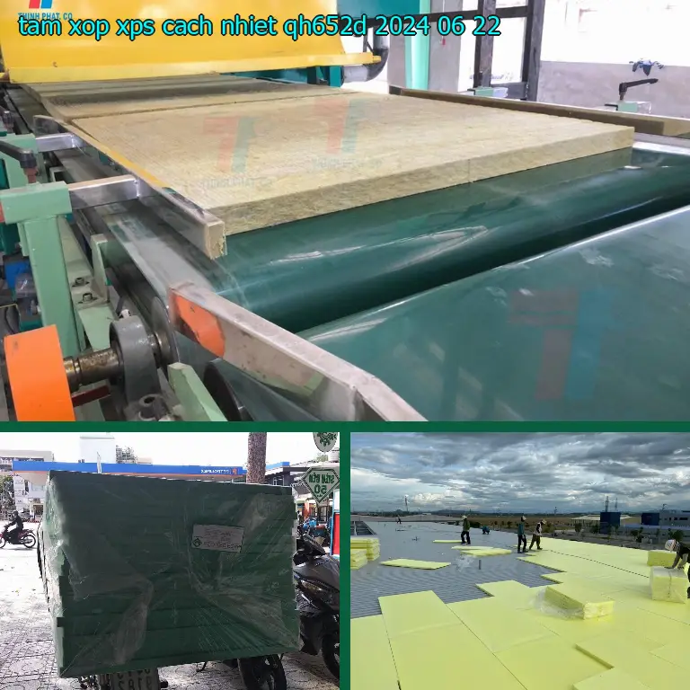 Ngày sản xuất tấm xốp XPS cách nhiệt QH652D: 2024-06-22