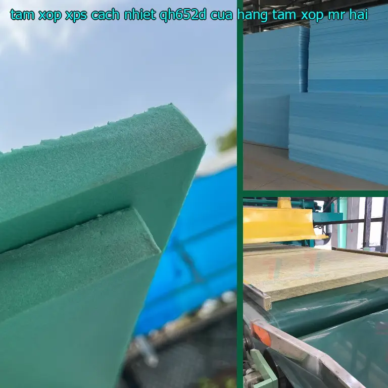 Nhà cung cấp tấm xốp XPS cách nhiệt QH652D: Cửa hàng tấm xốp Mr.HẢI