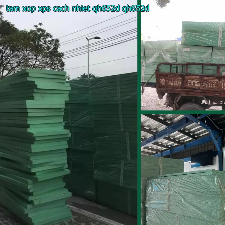 Model tấm xốp XPS cách nhiệt QH652D: QH652D