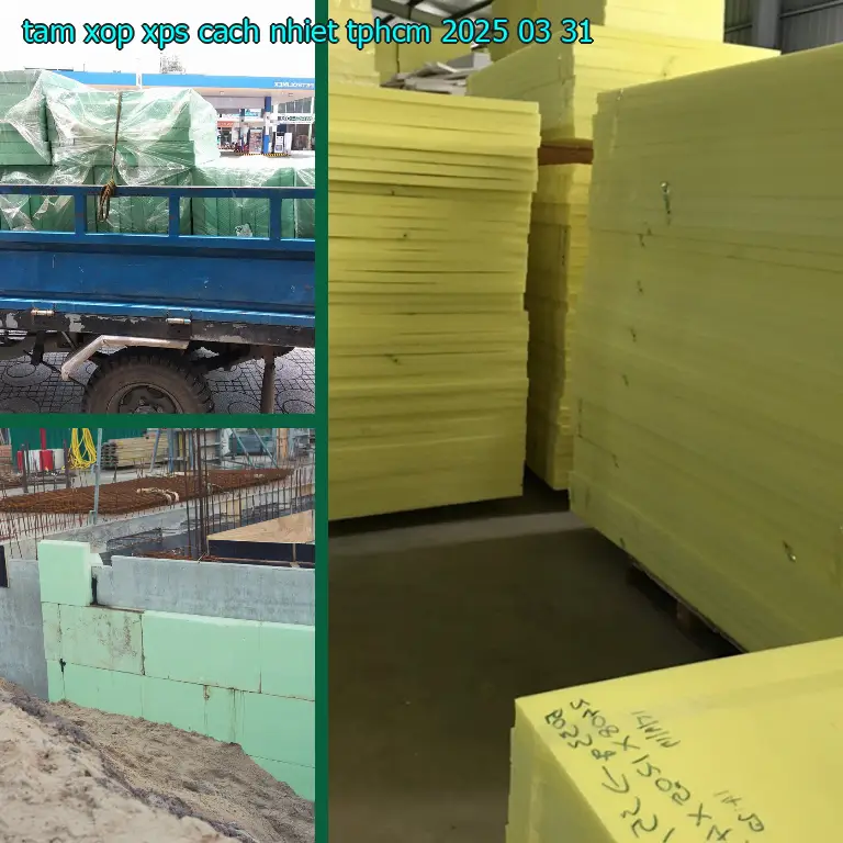 Tấm xốp XPS cách nhiệt TpHCM 2025-03-31