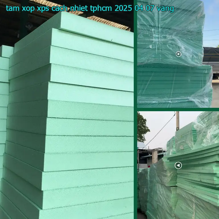 Màu sắc tấm xốp XPS cách nhiệt TpHCM 2025-04-07: Vàng