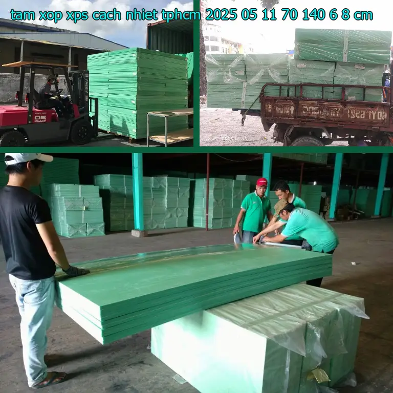 Kích thước tấm xốp XPS cách nhiệt TpHCM 2025-05-11: 70*140*6.8 cm