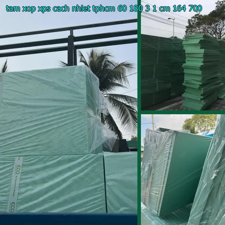 Giá tấm xốp XPS cách nhiệt TpHCM 60*180*3.1 cm: 164.700₫ Giá tấm xốp XPS cách nhiệt TpHCM 60*180*3.1 cm: 164.700₫
