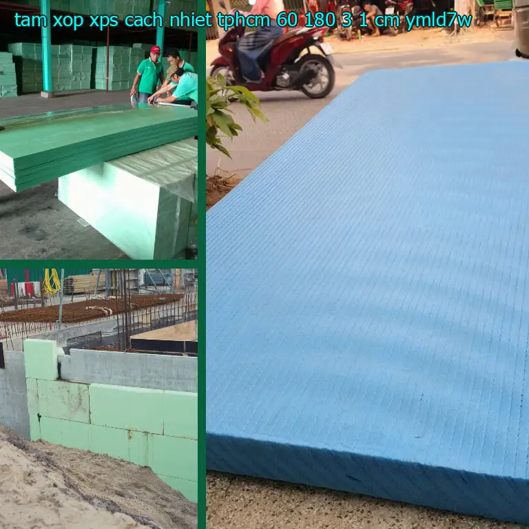 Model tấm xốp XPS cách nhiệt TpHCM 60*180*3.1 cm: YMLD7W Model tấm xốp XPS cách nhiệt TpHCM 60*180*3.1 cm: YMLD7W