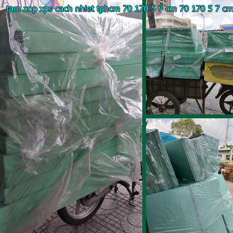 Kích thước tấm xốp XPS cách nhiệt TpHCM 70*170*5.7 cm: 70*170*5.7 cm