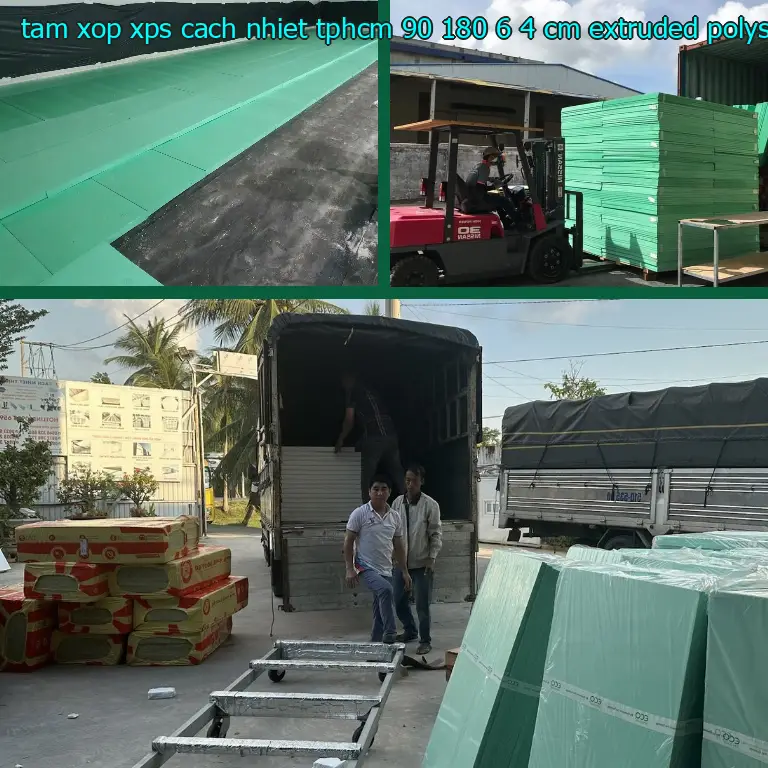 Chất liệu tấm xốp XPS cách nhiệt TpHCM 90*180*6.4 cm: Extruded Polystyrene Foam Chất liệu tấm xốp XPS cách nhiệt TpHCM 90*180*6.4 cm: Extruded Polystyrene Foam