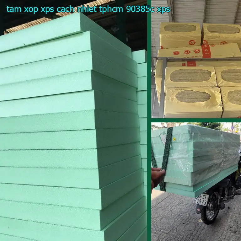 Chất liệu tấm xốp XPS cách nhiệt TpHCM 90385C: XPS Chất liệu tấm xốp XPS cách nhiệt TpHCM 90385C: XPS