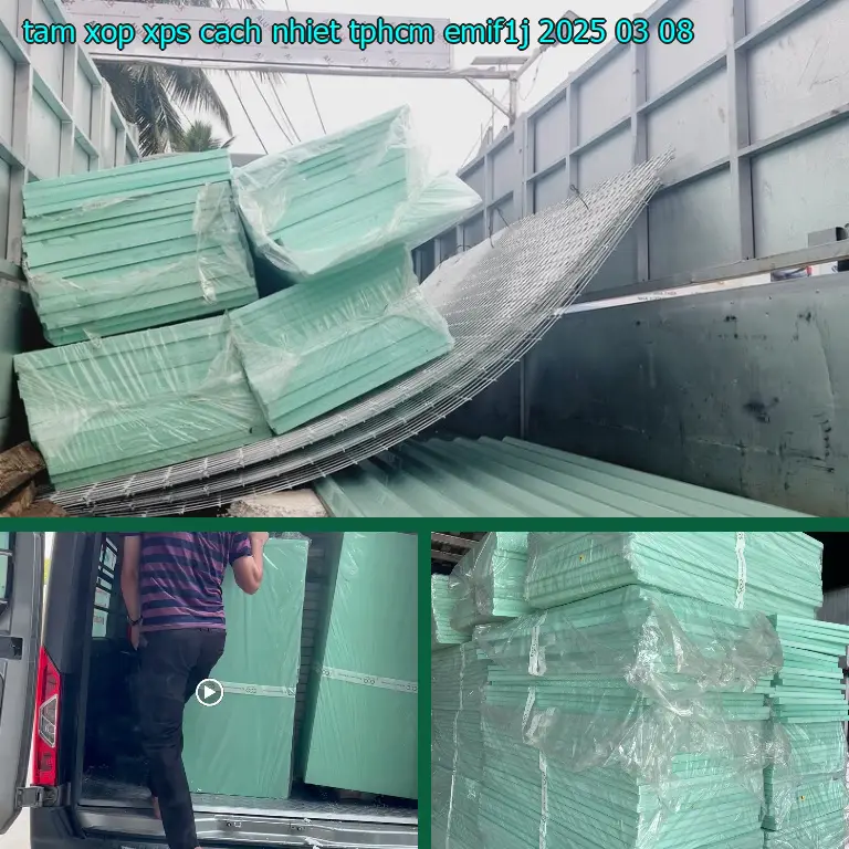 Ngày sản xuất tấm xốp XPS cách nhiệt TpHCM EMIF1J: 2025-03-08