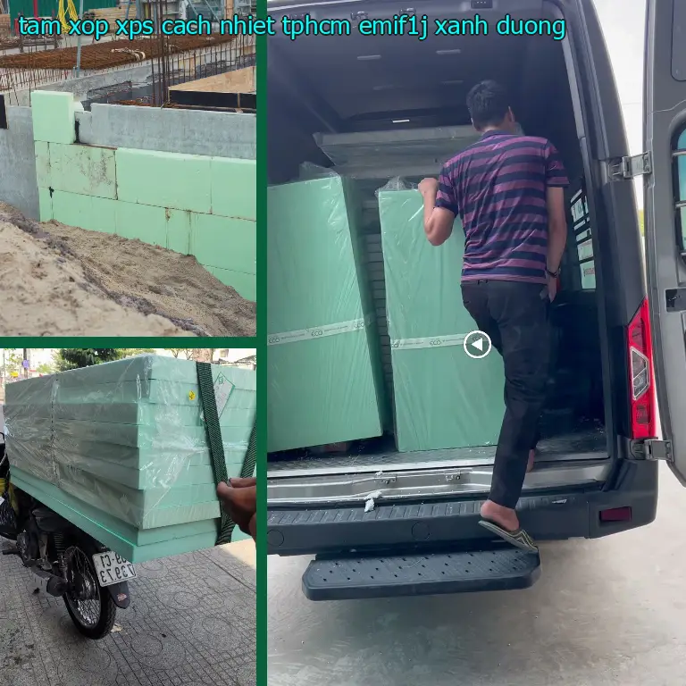 Màu sắc tấm xốp XPS cách nhiệt TpHCM EMIF1J: Xanh dương