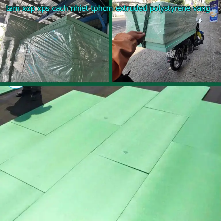 Màu sắc tấm xốp XPS cách nhiệt TpHCM Extruded Polystyrene: Vàng