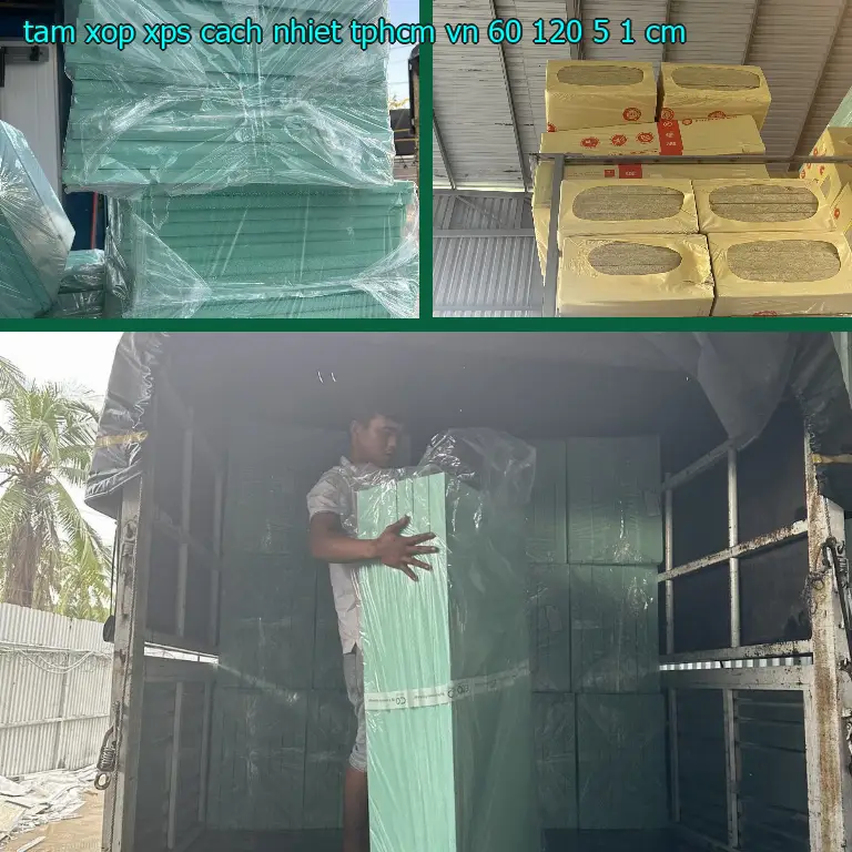 Kích thước tấm xốp XPS cách nhiệt TpHCM VN: 60*120*5.1 cm Kích thước tấm xốp XPS cách nhiệt TpHCM VN: 60*120*5.1 cm