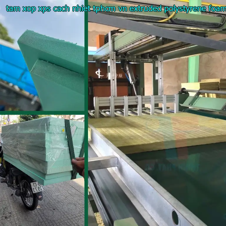 Chất liệu tấm xốp XPS cách nhiệt TpHCM VN: Extruded Polystyrene Foam Chất liệu tấm xốp XPS cách nhiệt TpHCM VN: Extruded Polystyrene Foam