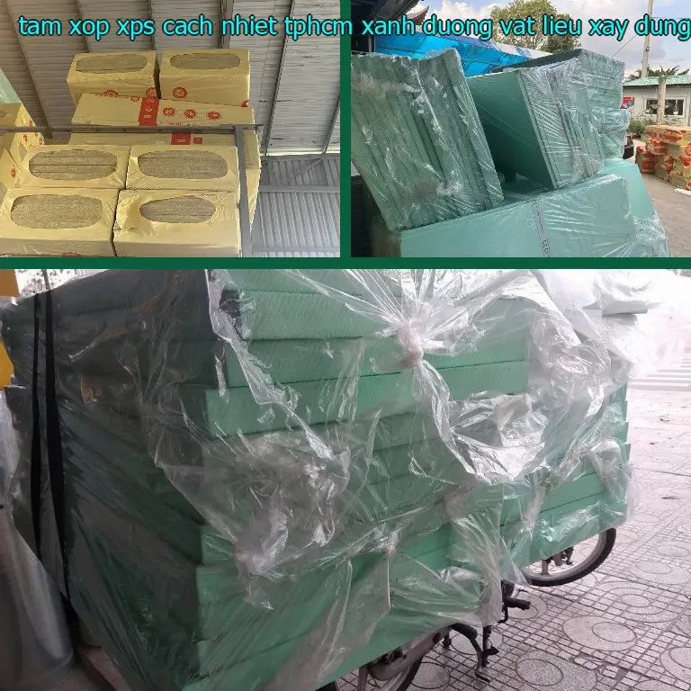 Nhà cung cấp tấm xốp XPS cách nhiệt TpHCM Xanh dương: Vật Liệu Xây Dựng Mr.HẢI