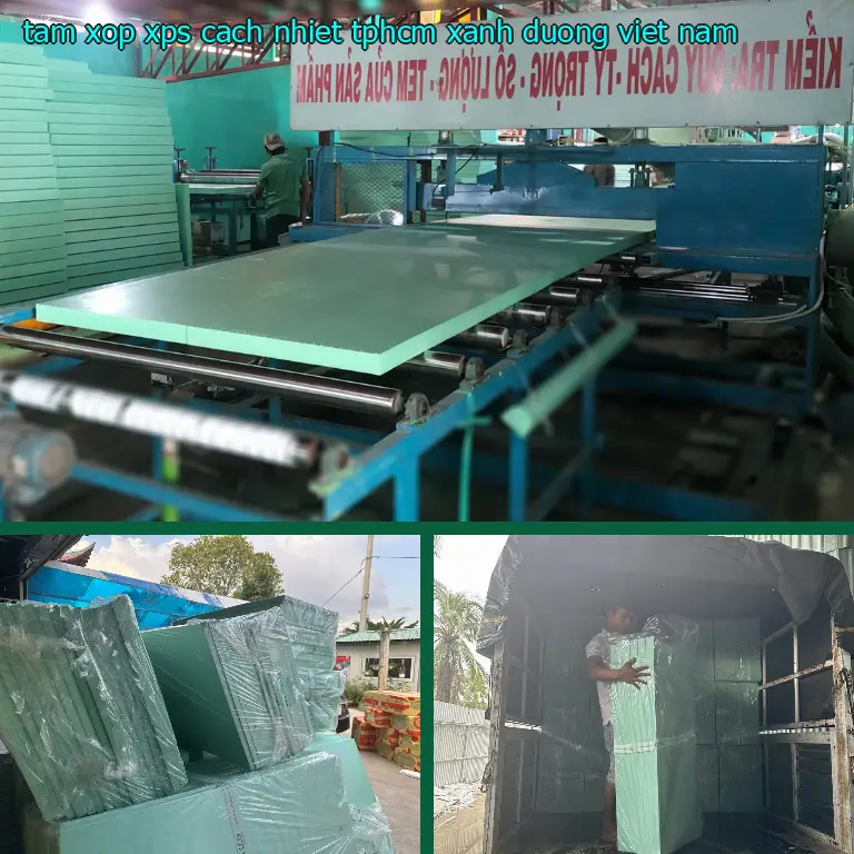 Xuất xứ tấm xốp XPS cách nhiệt TpHCM Xanh dương: Viet Nam