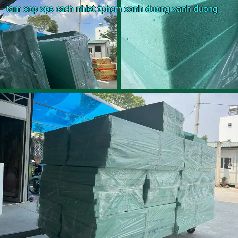 Màu sắc tấm xốp XPS cách nhiệt TpHCM Xanh dương: Xanh dương