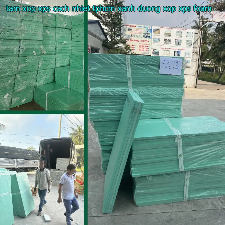 Danh mục tấm xốp XPS cách nhiệt TpHCM Xanh dương: Xốp XPS Foam