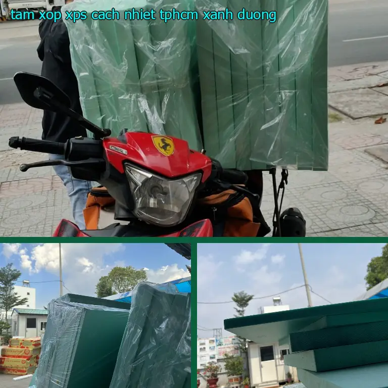 Tấm xốp XPS cách nhiệt TpHCM Xanh dương