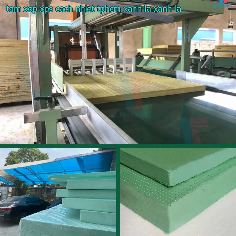 Màu sắc tấm xốp XPS cách nhiệt TpHCM Xanh lá: Xanh lá
