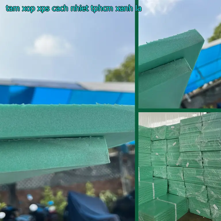 Tấm xốp XPS cách nhiệt TpHCM Xanh lá