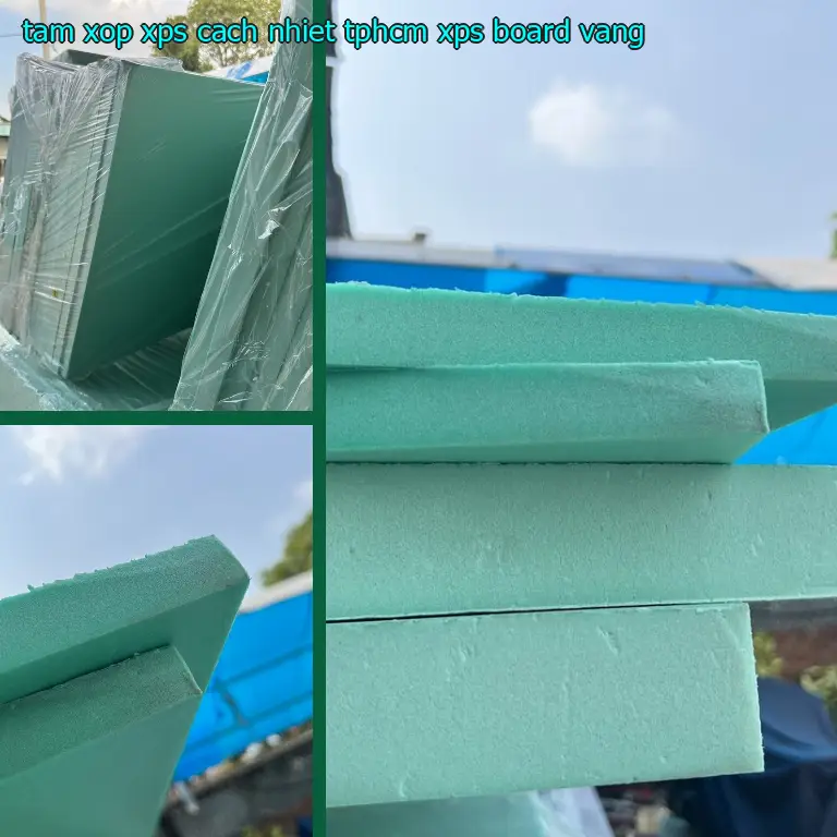 Màu sắc tấm xốp XPS cách nhiệt TpHCM XPS Board: Vàng