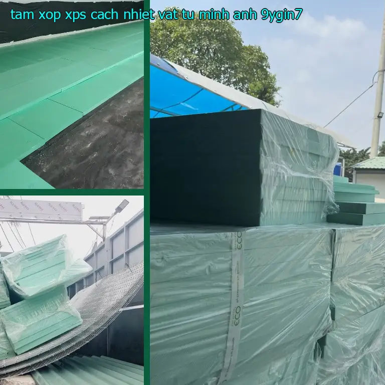Model tấm xốp XPS cách nhiệt Vật tư Minh Anh: 9YGIN7