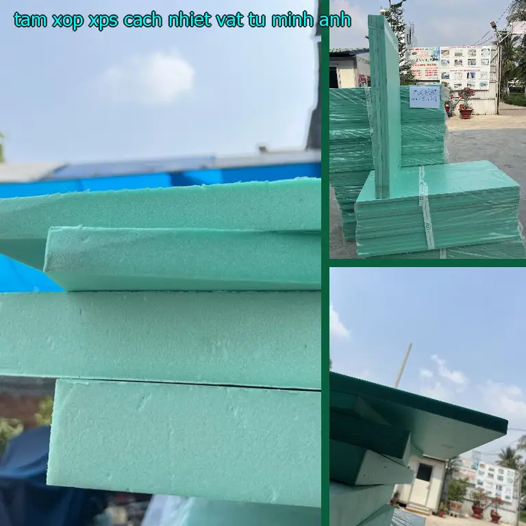 Tấm xốp XPS cách nhiệt Vật tư Minh Anh