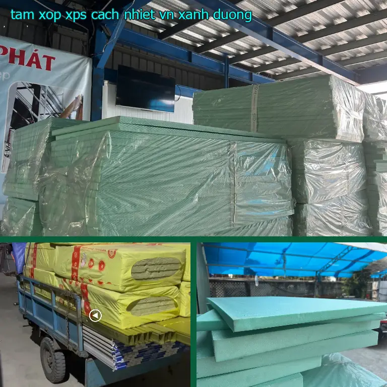 Màu sắc tấm xốp XPS cách nhiệt VN: Xanh dương Màu sắc tấm xốp XPS cách nhiệt VN: Xanh dương