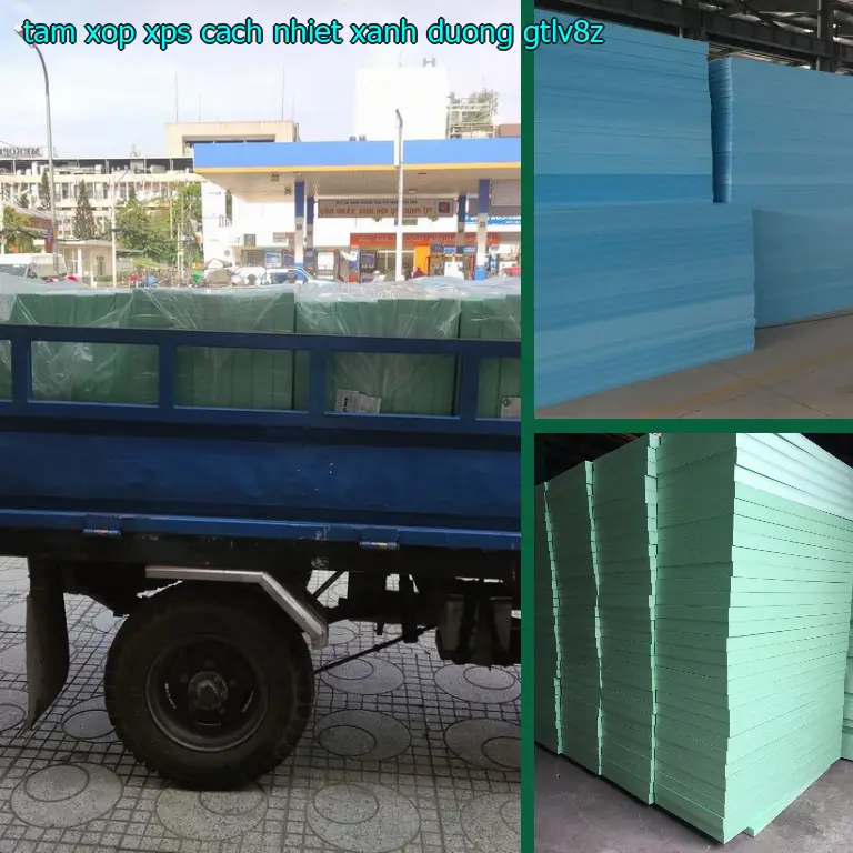 Model tấm xốp XPS cách nhiệt Xanh dương: GTLV8Z Model tấm xốp XPS cách nhiệt Xanh dương: GTLV8Z