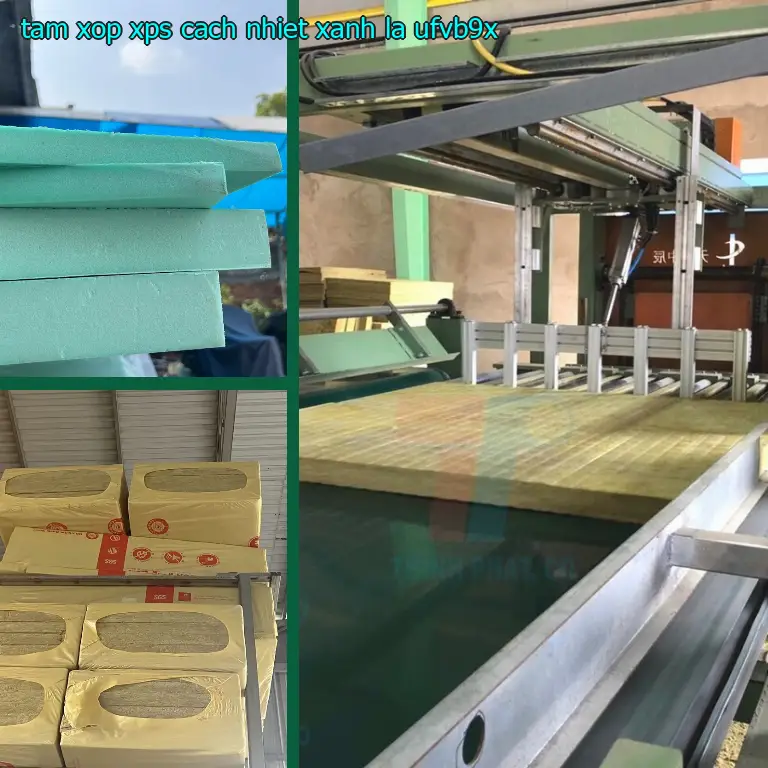 Model tấm xốp XPS cách nhiệt Xanh lá: UFVB9X