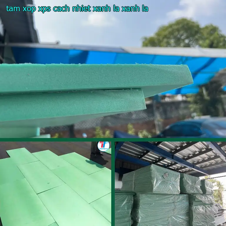 Màu sắc tấm xốp XPS cách nhiệt Xanh lá: Xanh lá
