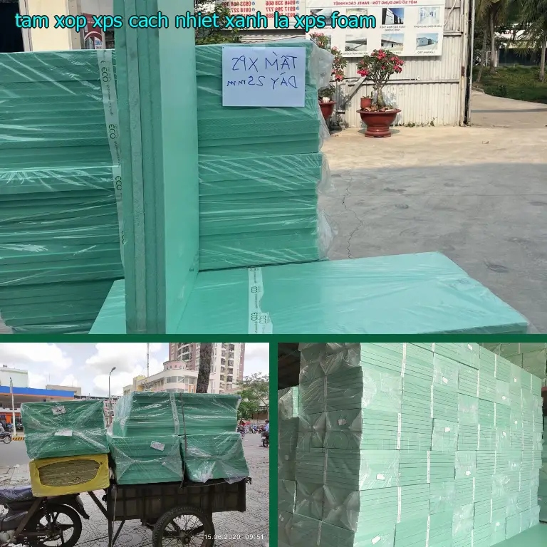 Danh mục tấm xốp XPS cách nhiệt Xanh lá: XPS Foam