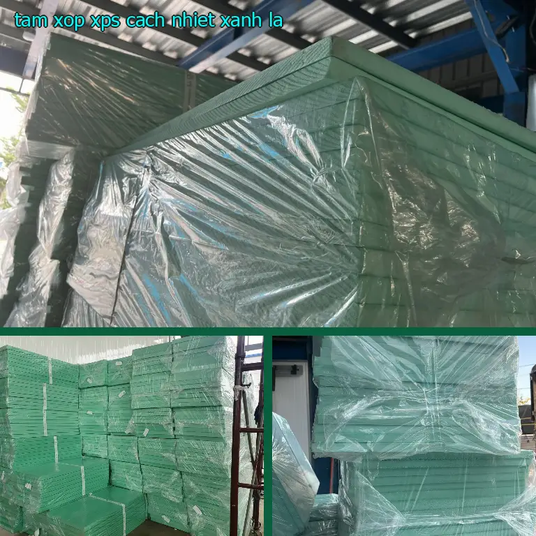 Tấm xốp XPS cách nhiệt Xanh lá