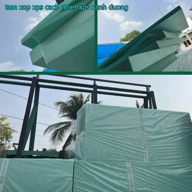 Màu sắc tấm xốp XPS cách nhiệt XPS: Xanh dương Màu sắc tấm xốp XPS cách nhiệt XPS: Xanh dương