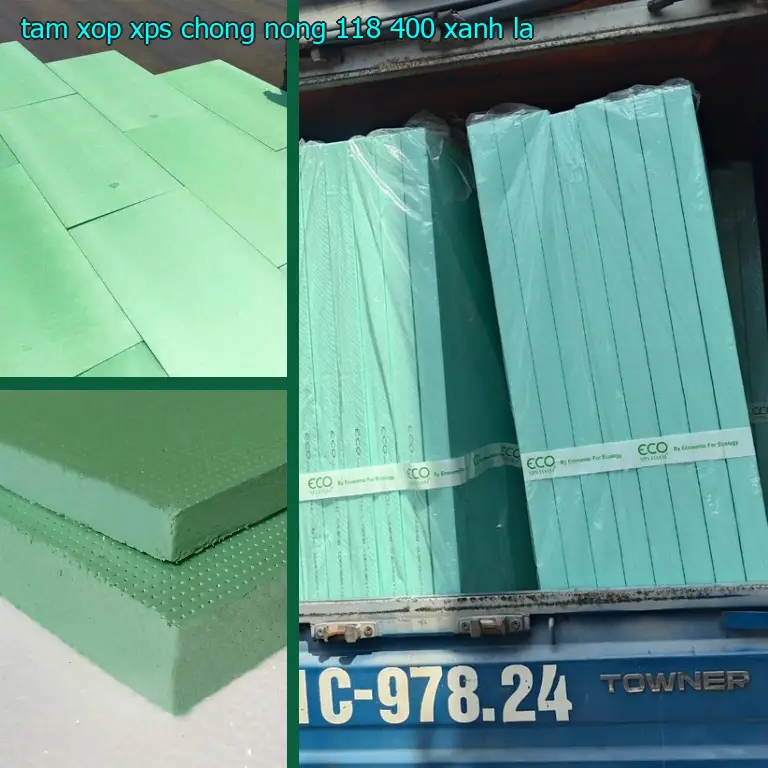 Màu sắc tấm xốp XPS chống nóng 118.400₫: Xanh lá Màu sắc tấm xốp XPS chống nóng 118.400₫: Xanh lá