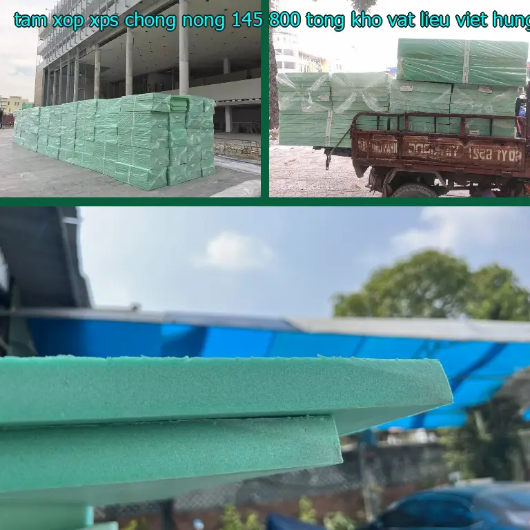 Nhà sản xuất tấm xốp XPS chống nóng 145.800₫: Tổng kho vật liệu Việt Hưng Nhà sản xuất tấm xốp XPS chống nóng 145.800₫: Tổng kho vật liệu Việt Hưng