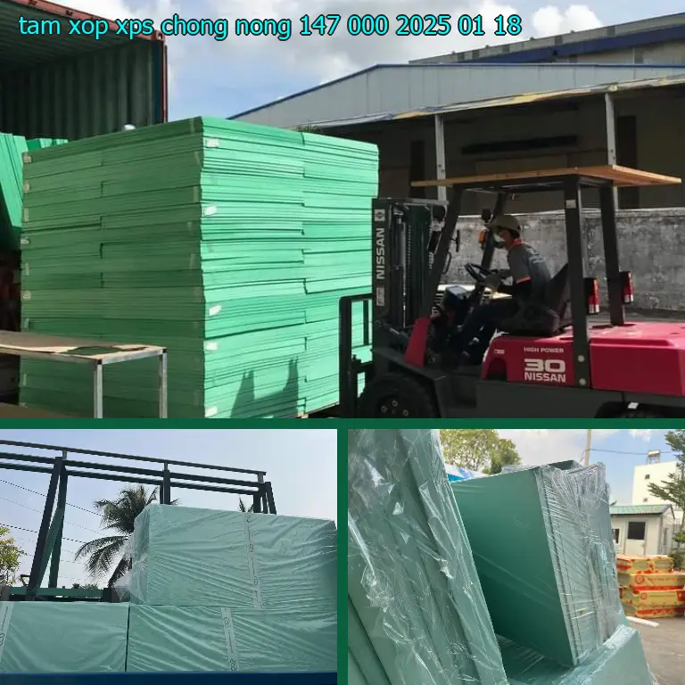 Ngày sản xuất tấm xốp XPS chống nóng 147.000₫: 2025-01-18