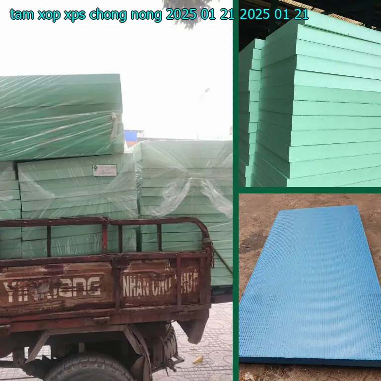 Ngày sản xuất tấm xốp XPS chống nóng 2025-01-21: 2025-01-21 Ngày sản xuất tấm xốp XPS chống nóng 2025-01-21: 2025-01-21